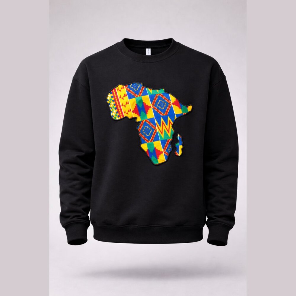 Sweat-shirt Kente Africa Heritage – Unisexe